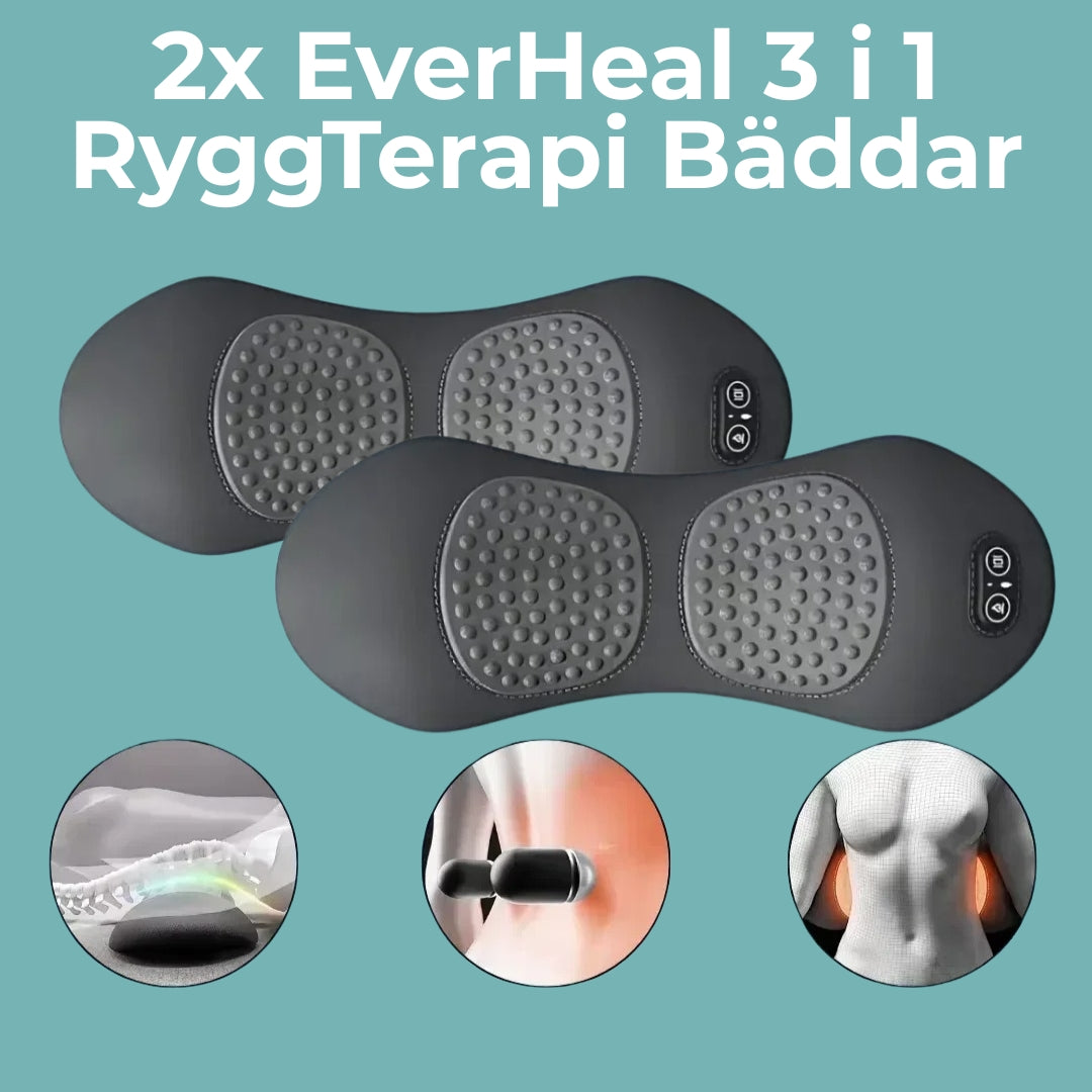 EverHeal 3 i 1 RyggTerapi Bädd